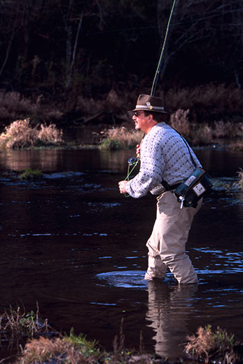 Fly fishing the Big Piney